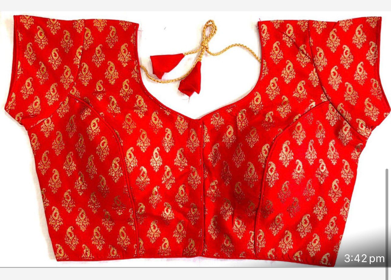 Aarini Jacquard Brocade Silk Blouse